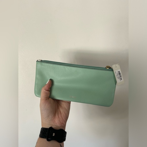 NWT Fossil Sofia Pouch Misty Jade Original - Picture 2 of 8